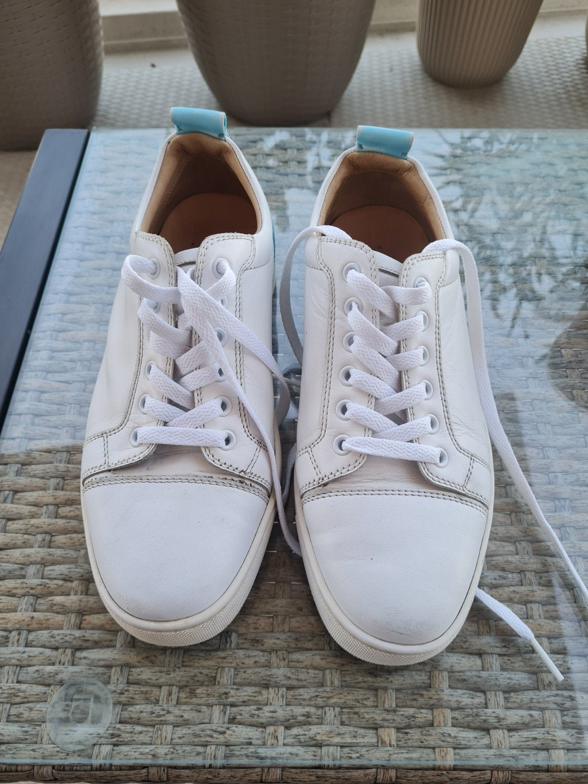 Christian Louboutin sneakers maat 40, Christian Louboutin, Wit, Ophalen of Verzenden, Sneakers of Gympen