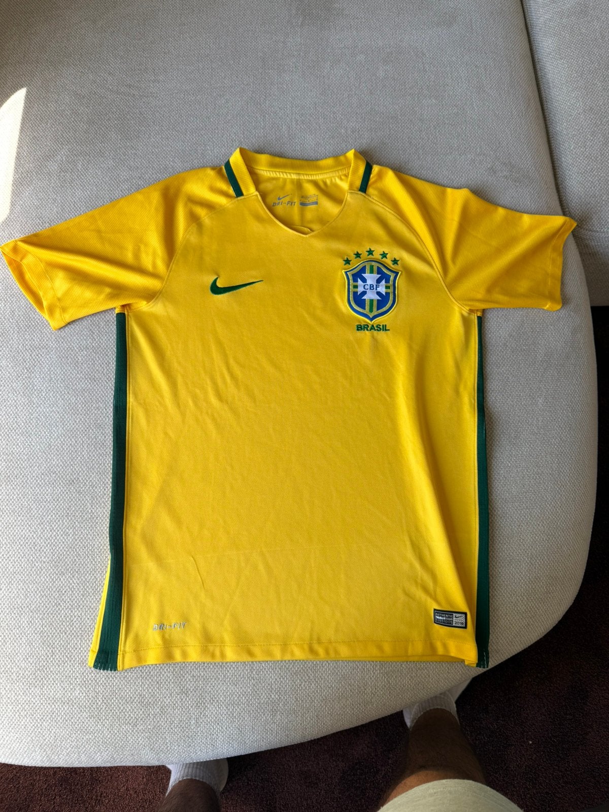 Brazilie shirt 2016, Maat M, Ophalen of Verzenden, Zo goed als nieuw, Shirt