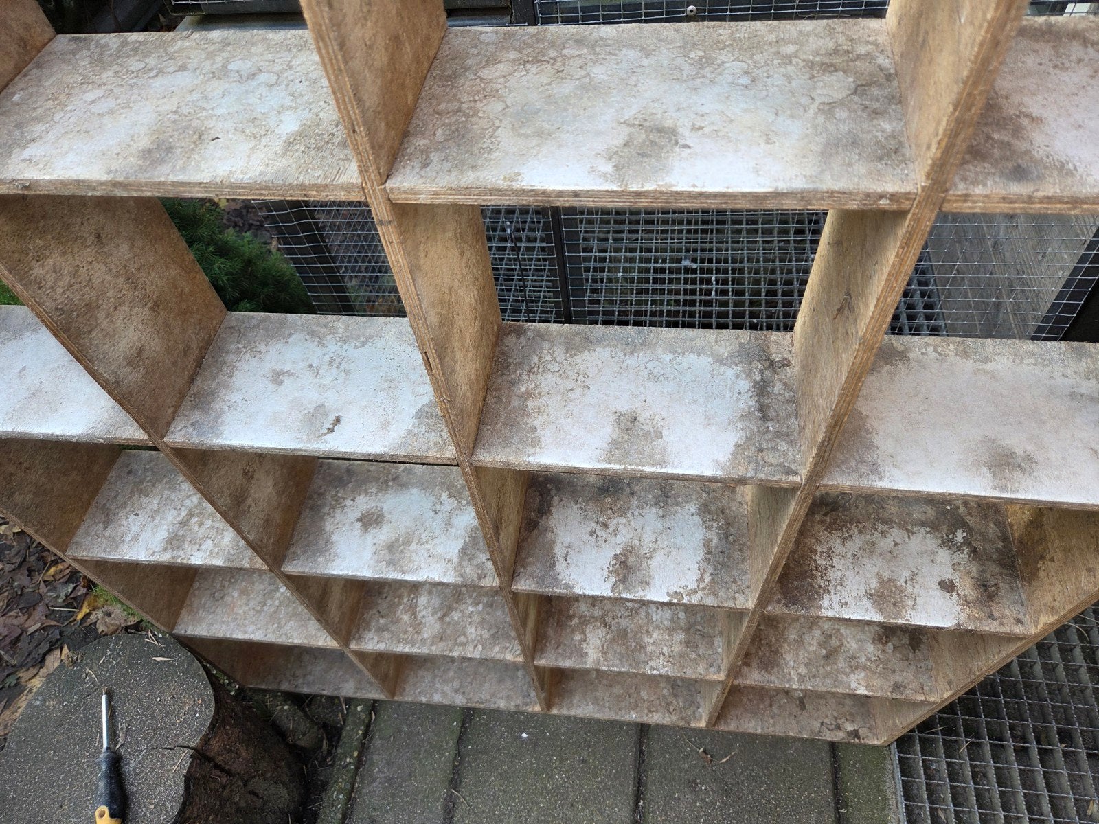 loketkast duiven, Dieren en Toebehoren, Ophalen, Gebruikt, Hout, Vogelkooi
