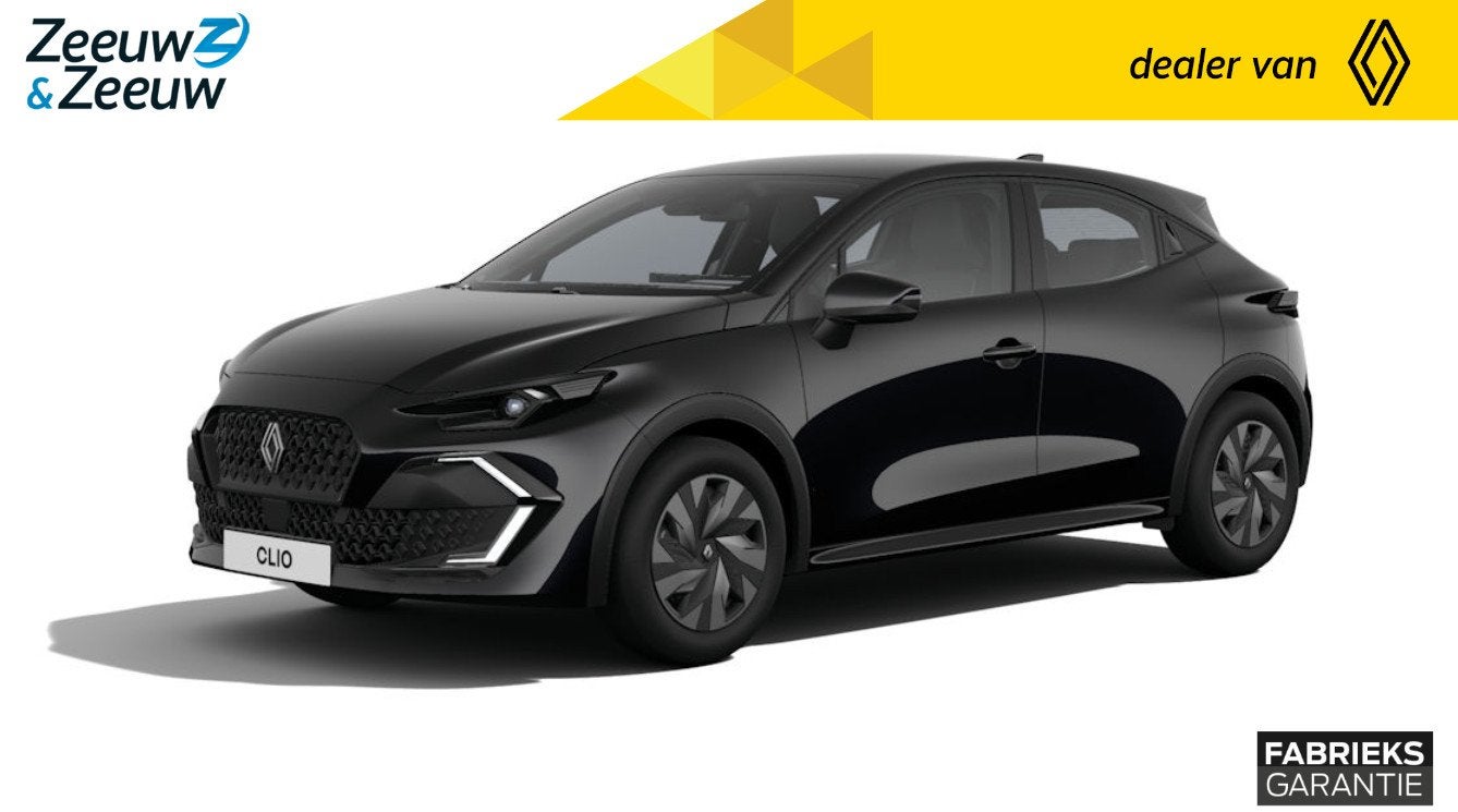 Renault Clio TCe 115 evolution | NU met €1.800,- voorraadk, Auto's, Voorwielaandrijving, Stof, Zwart, Bedrijf