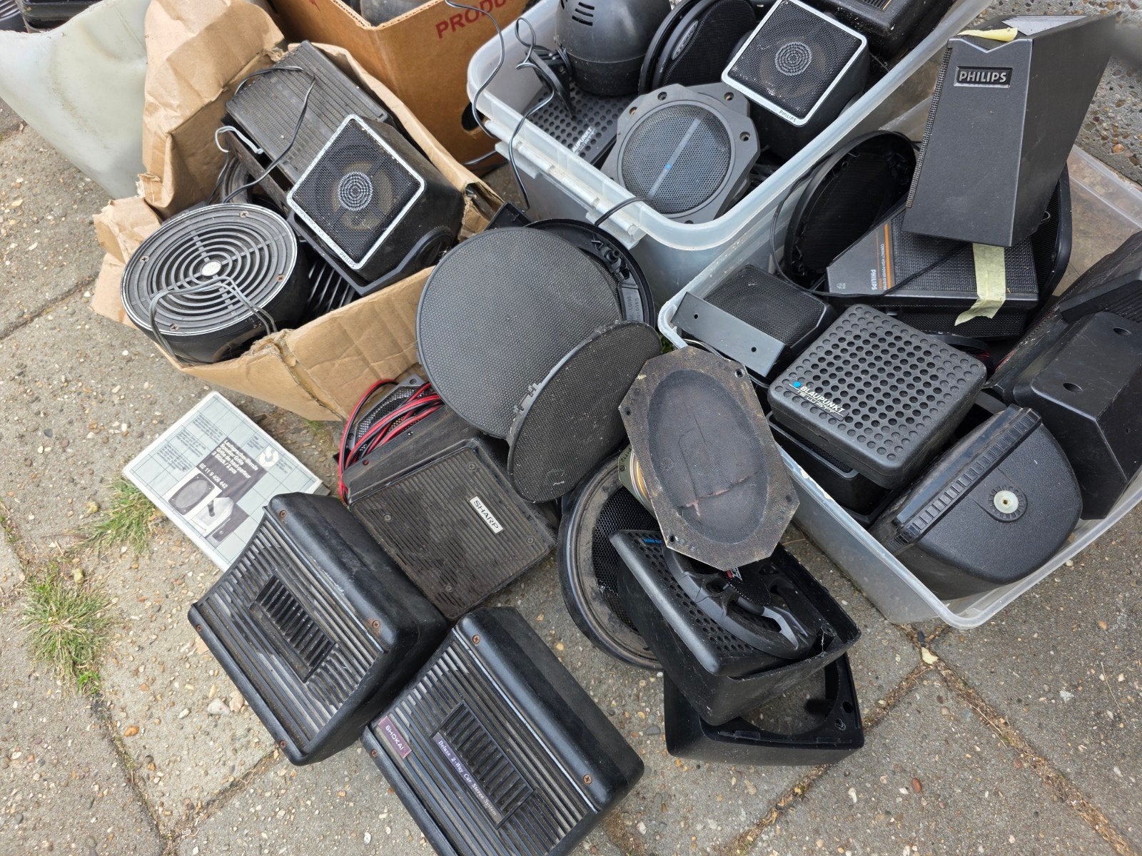autoradio oldtimer speakers, Ophalen