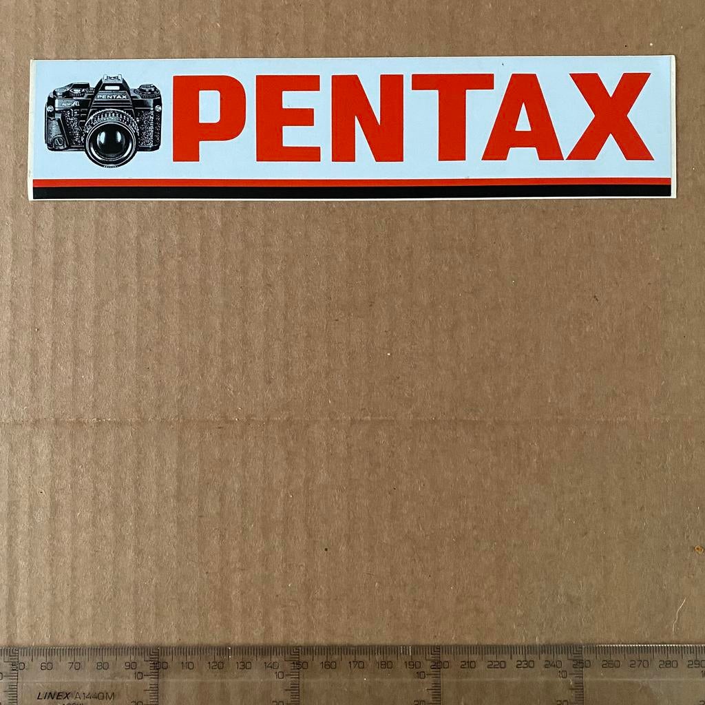 sticker pentax, Verzenden, Zo goed als nieuw