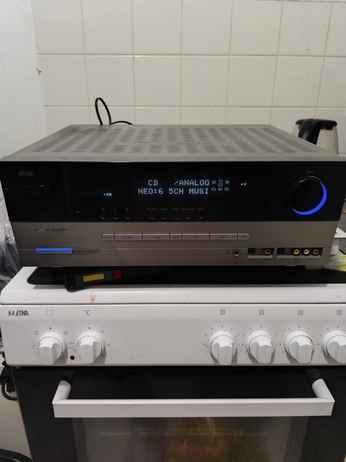 Harman Kardon AVR 340 AV-receiver, Overige merken, Gebruikt, Ophalen of Verzenden, 120 watt of meer