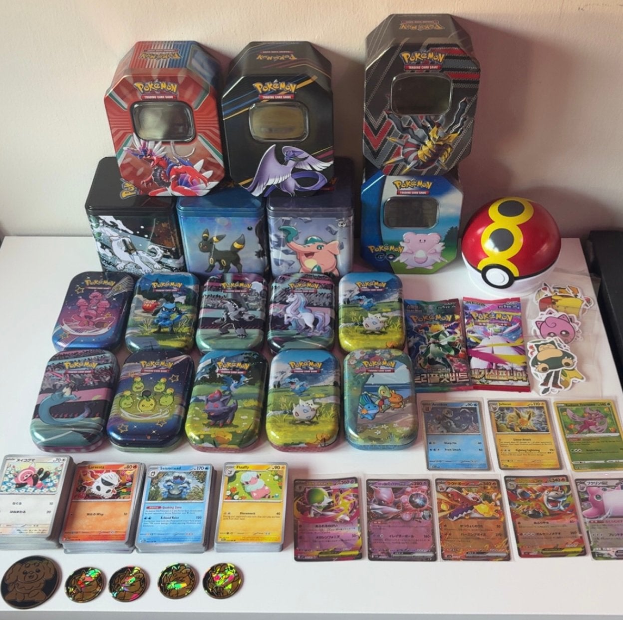 Pokemon LOT, Ophalen of Verzenden, Zo goed als nieuw, Meerdere kaarten