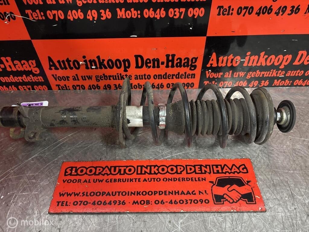 Toyota Aygo 108 C1 ('14-'18) 1.0 12V Veerpoot Schokbreker RV, Gebruikt, Toyota, Ophalen of Verzenden, Toyota