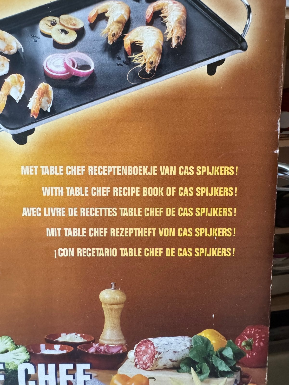 Tefal Raclette Grill & Princess Table Chef (nieuw), Witgoed en Apparatuur, Onderdelen en Toebehoren, Zo goed als nieuw, Ophalen of Verzenden
