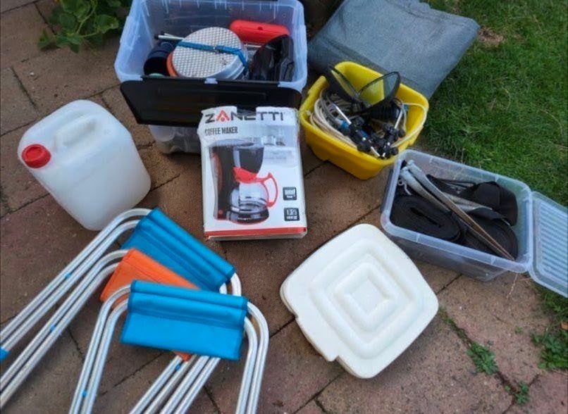Kampeer pret pakket, Caravans en Kamperen, Kampeeraccessoires, Gebruikt, Ophalen