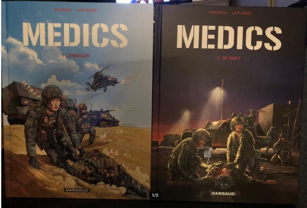 Levenslijn op drift medics 2x hardcover j1, Meerdere stripboeken, Ophalen of Verzenden, Zo goed als nieuw