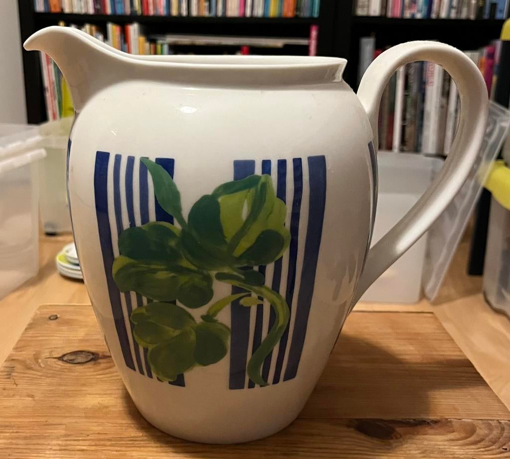 Designers Guild kan / vaas Rosenthal Casual Pesto leaves, Keramiek, Overige typen, Ophalen of Verzenden, Zo goed als nieuw
