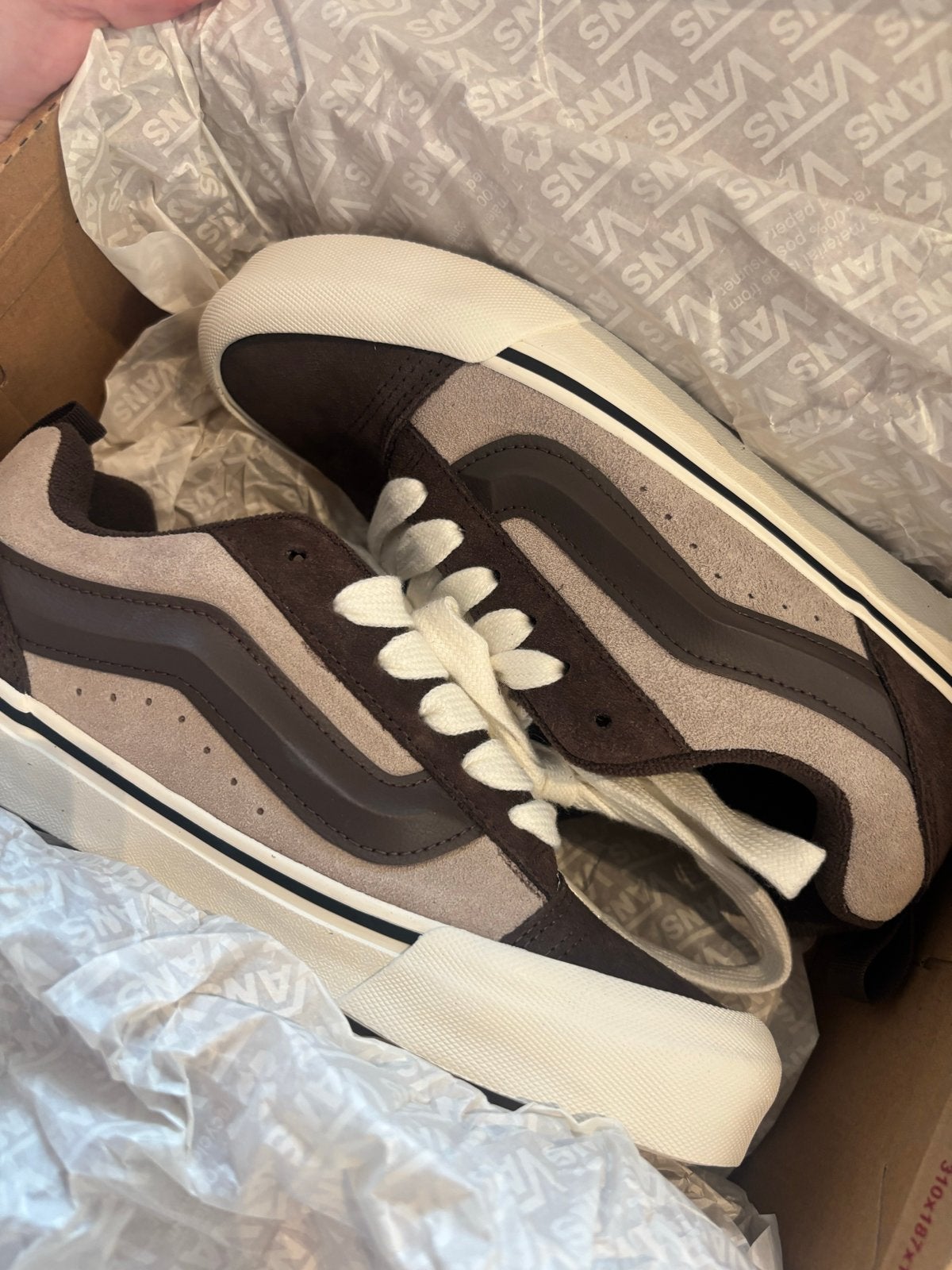 Nieuwe Vans Old Skool bruine sneakers - Maat 38, Ophalen of Verzenden, Nieuw, Bruin, Sneakers of Gympen