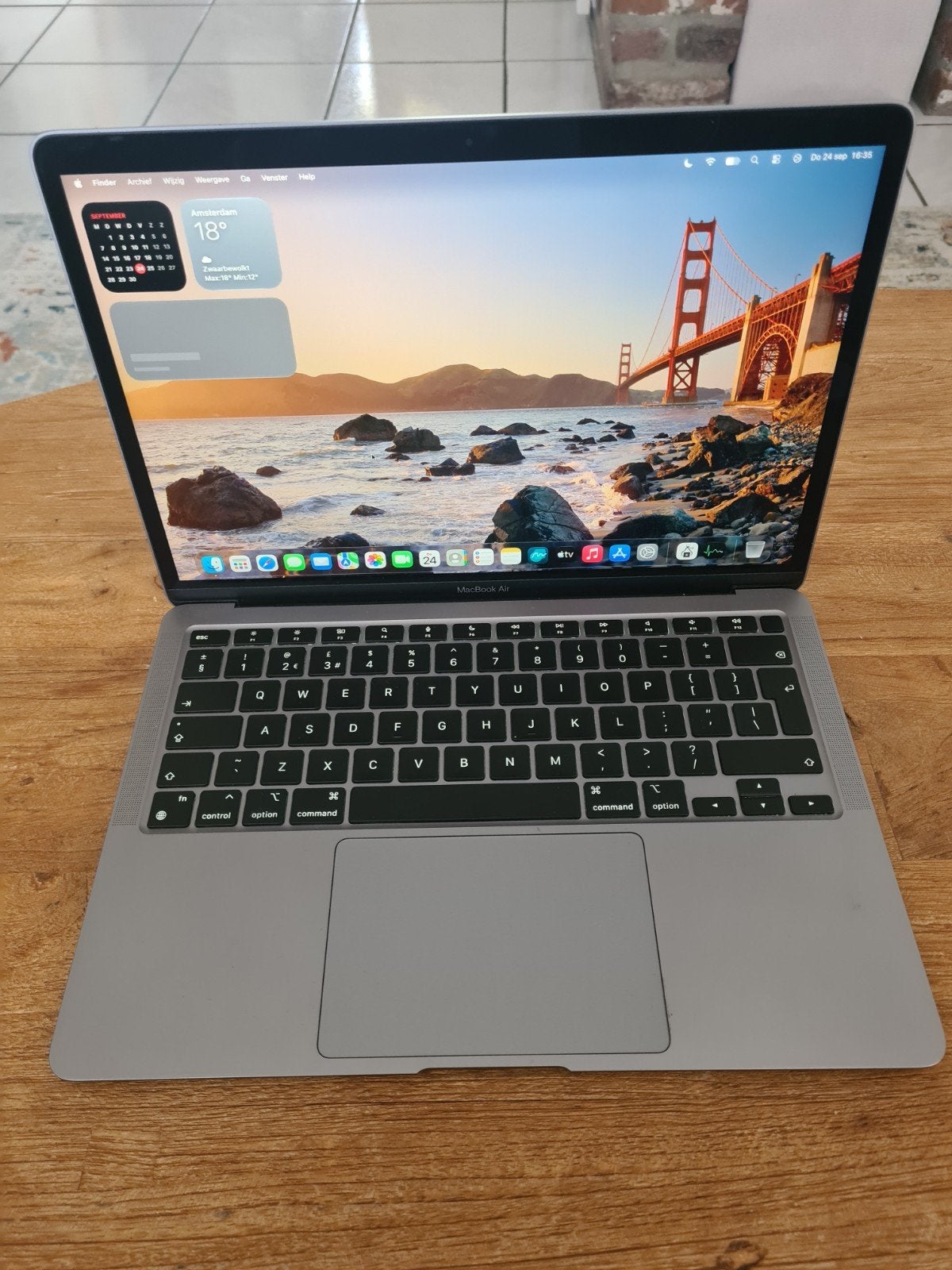 Apple MacBook Air 13-inch m1 uit 2021  Garantie, Computers en Software, Ophalen of Verzenden