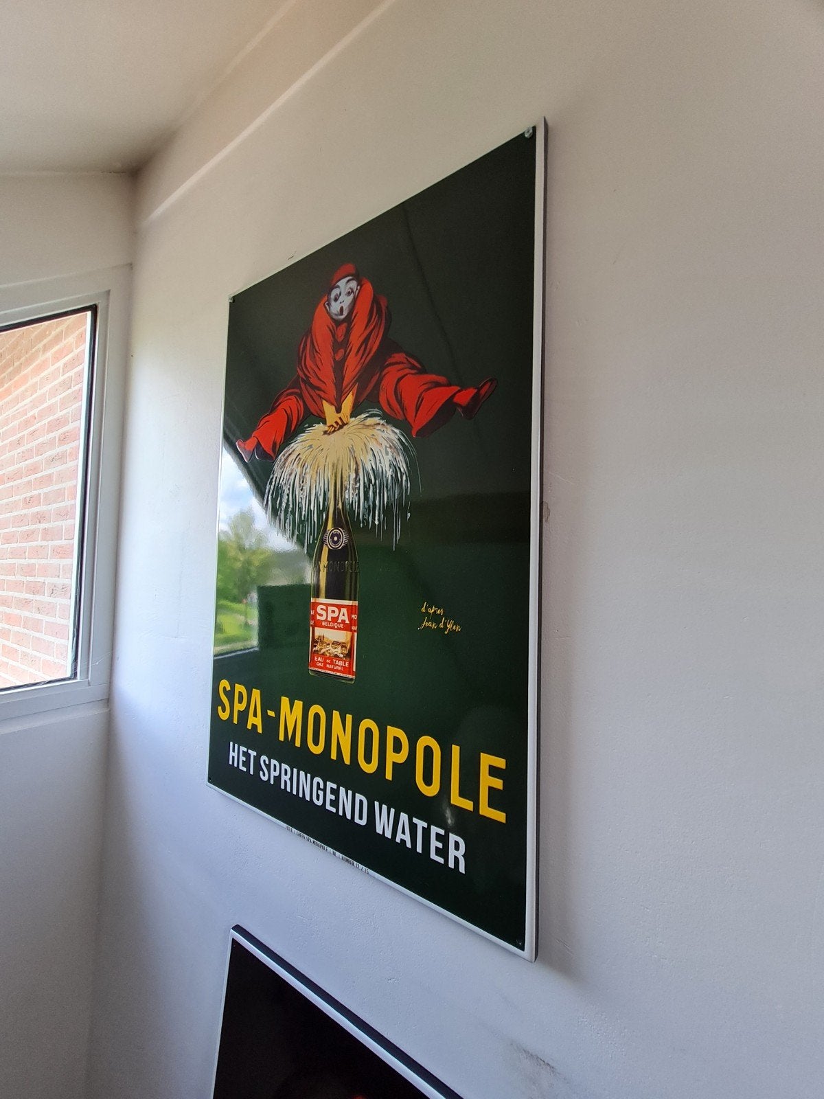 emaille bord Spa nieuw, Ophalen of Verzenden