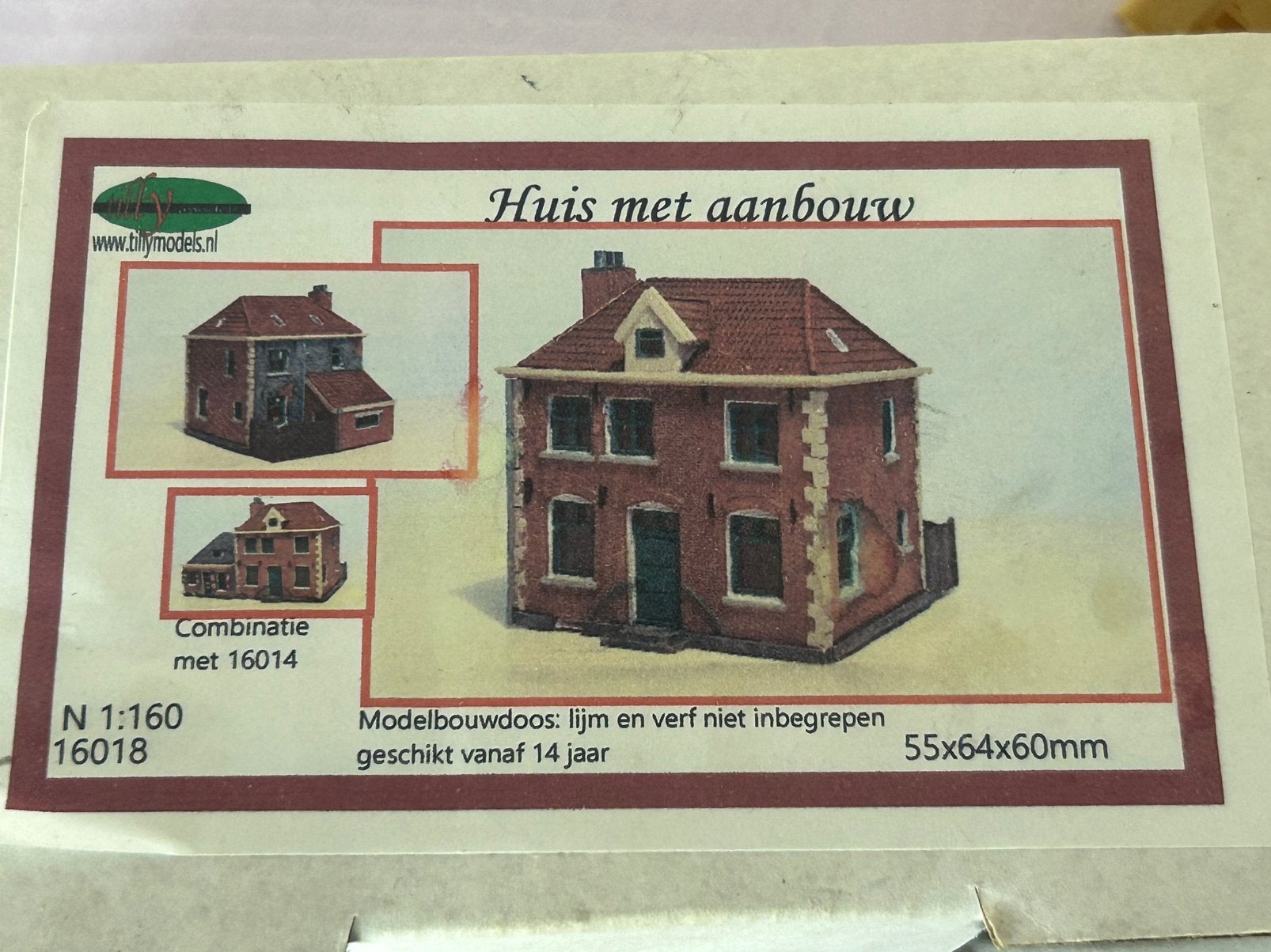 N Tilly models 16018 hyis met aanbouw, Overige merken, Gelijkstroom, Wagon, Ophalen of Verzenden