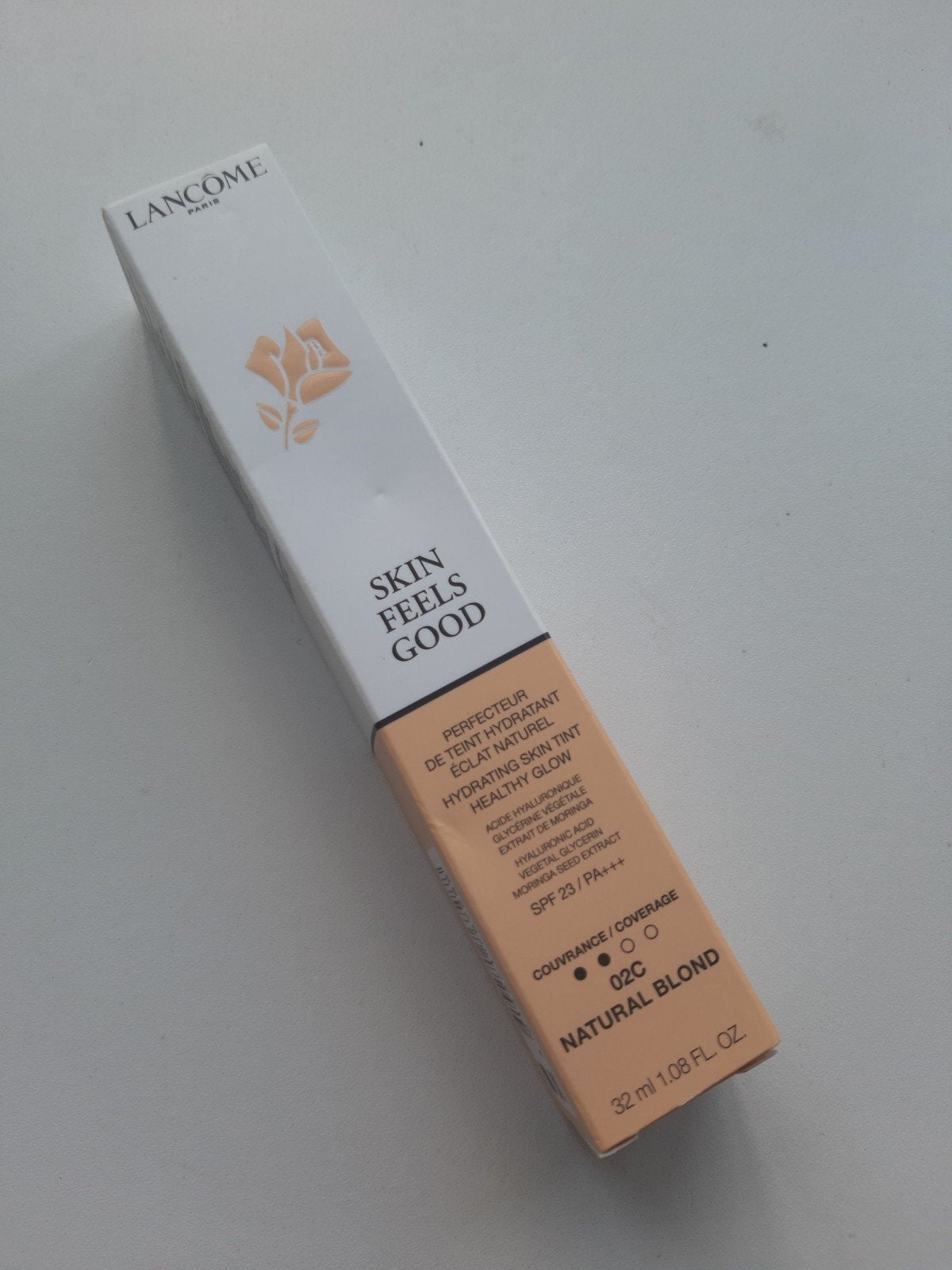 Lancome Skin Feels Good Healthy Glow Kleur 02C Natural Blond, Overige kleuren, Nieuw, Make-up, Verzenden