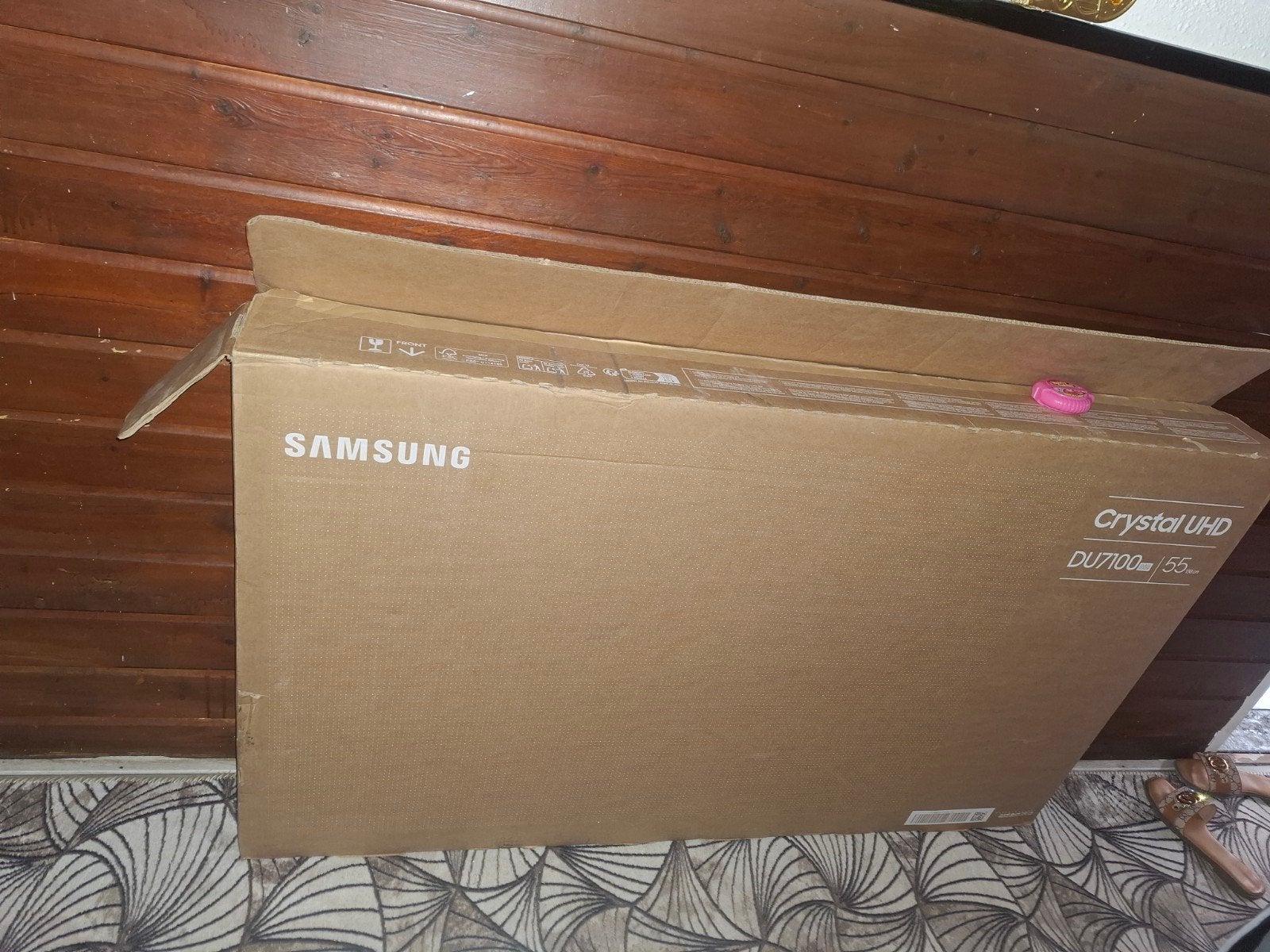 Samsung 55 inch Smart TV - Crystal UHD DU7100, LED, Ophalen of Verzenden, Zo goed als nieuw, Samsung