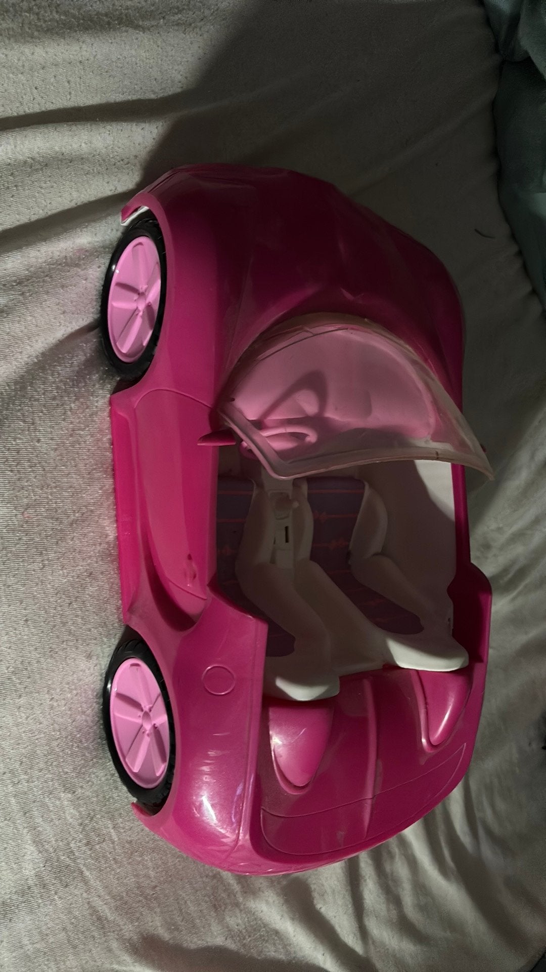 Auto voor bij de barbies, Ophalen, Gebruikt