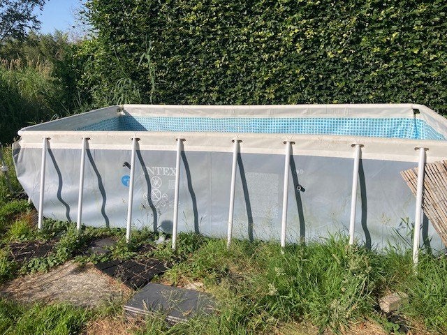 Zwembad Intex 4x2x1, Ophalen, Gebruikt, 200 tot 300 cm, 80 tot 120 cm