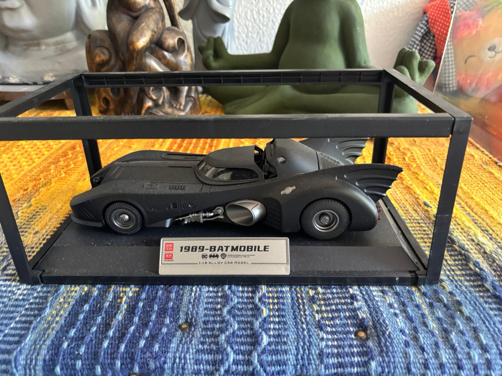 T.k.a. 1:18 Batmobile schaalmodel., Ophalen of Verzenden, Zo goed als nieuw, Auto