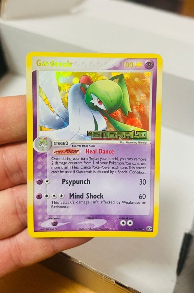 Gardevoir 4-106 Reverse Holo Ex Emerald Stamped Pokemon, Verzenden, Zo goed als nieuw, Losse kaart, Foil