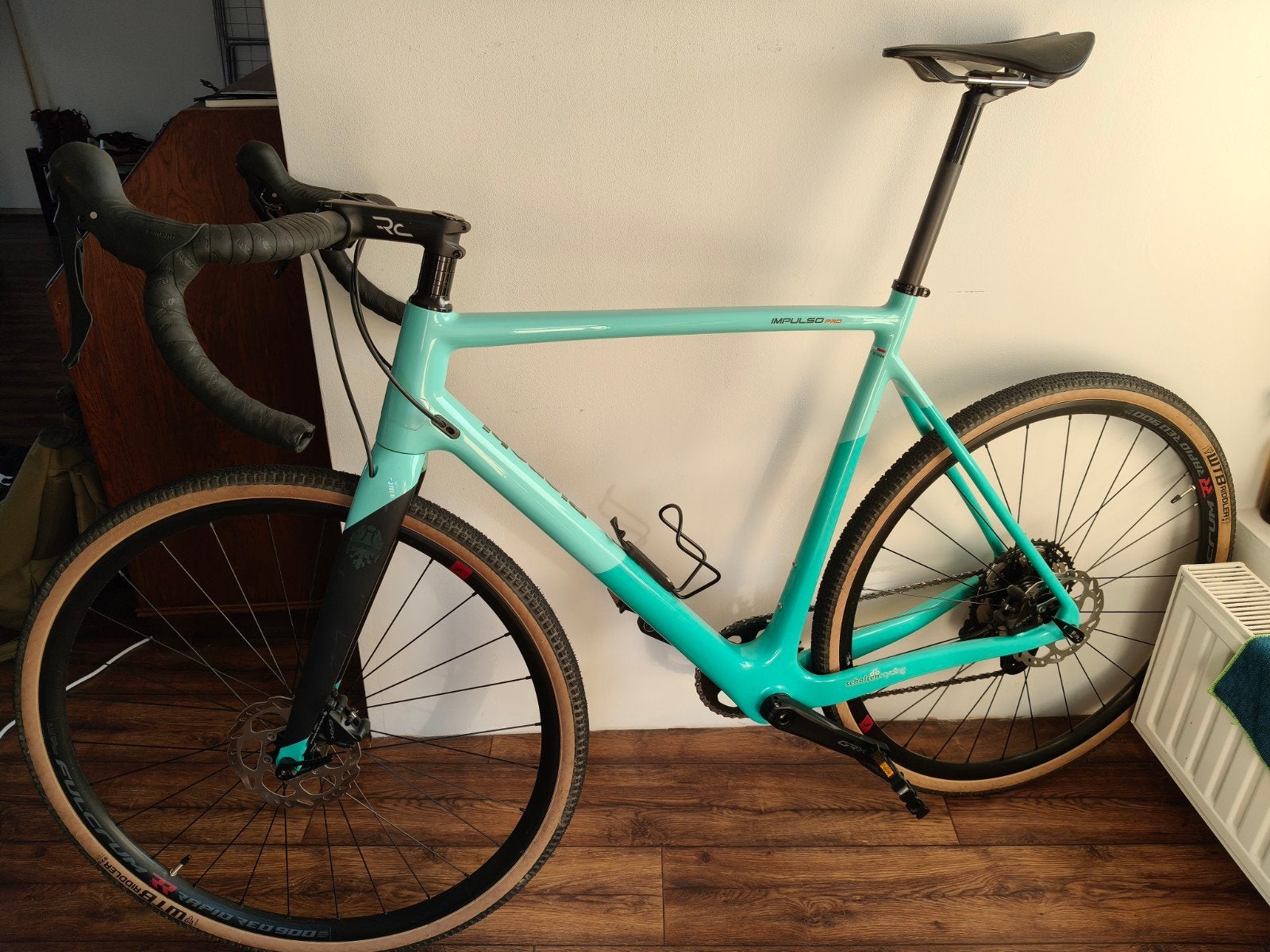 Bianchi Impulso Pro GRX 600 Celeste XL (58cm) Gravelbike, Carbon, Heren, Zo goed als nieuw, 57 tot 61 cm