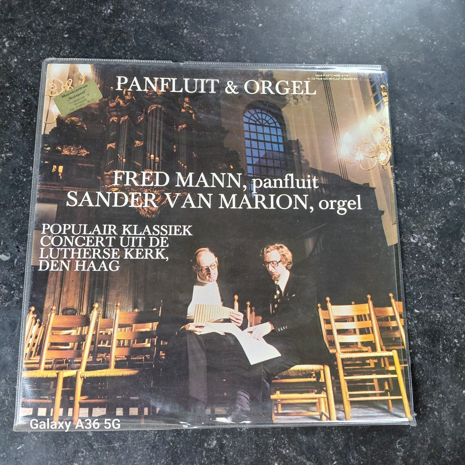 Panfluit & Orgel - Fred Mann & Sander van Marion.    D, Overige componisten, Modernisme tot heden, Ophalen of Verzenden, Kamermuziek