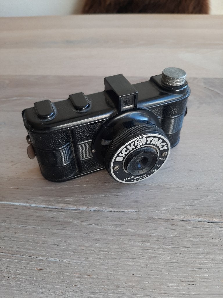 oude Dick Tracy fotocamera Seymore Products Co, jaren 40-50?, Eén stripboek, Ophalen of Verzenden, Zo goed als nieuw, Chester Gould
