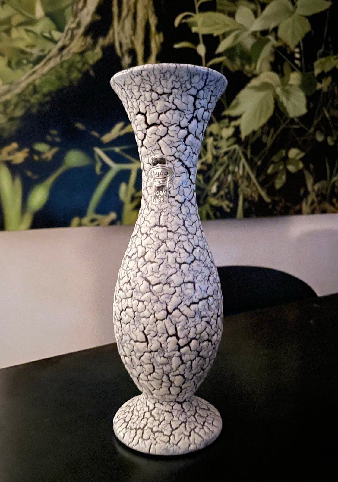 Unieke Scheurvaas van Jasba- Vintage Design, Antiek en Kunst, Ophalen of Verzenden
