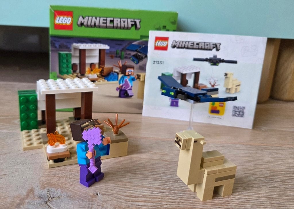 LEGO 21251 Minecraft Steve's woestijnexpeditie, Inclusief instructies, Minecraft, Lego, Ophalen of Verzenden