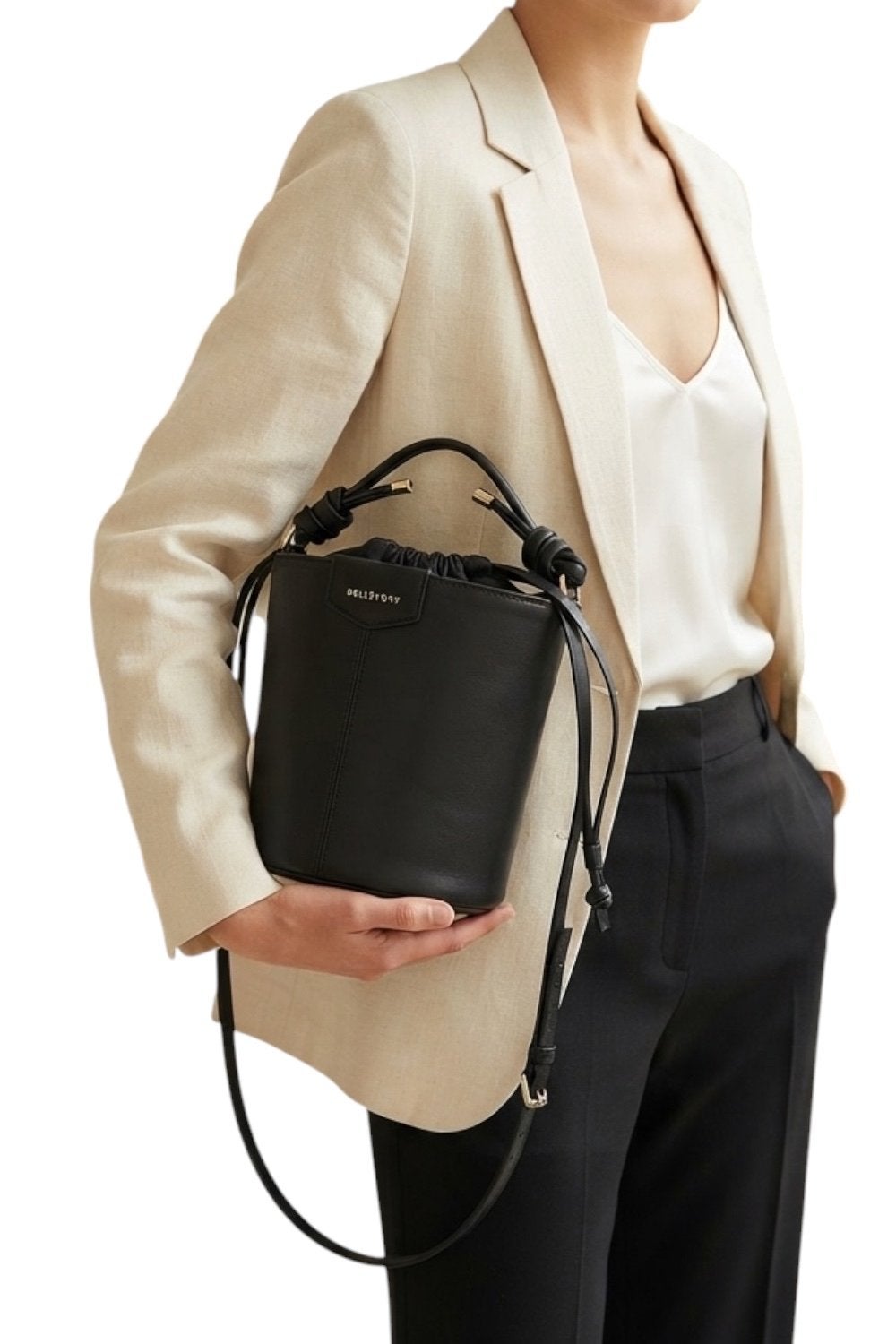 Bellevory bucket bag emmertas nieuw, Sieraden, Tassen en Uiterlijk, Ophalen of Verzenden, Nieuw, Zwart, Overige typen