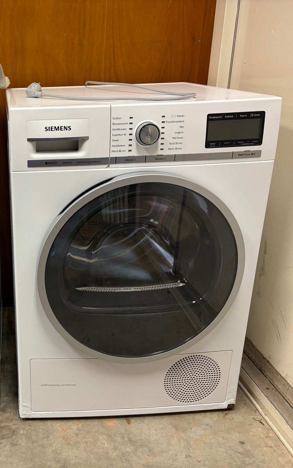 Siemens droger, Witgoed en Apparatuur, Ophalen, 6 tot 8 kg, Gebruikt, Voorlader