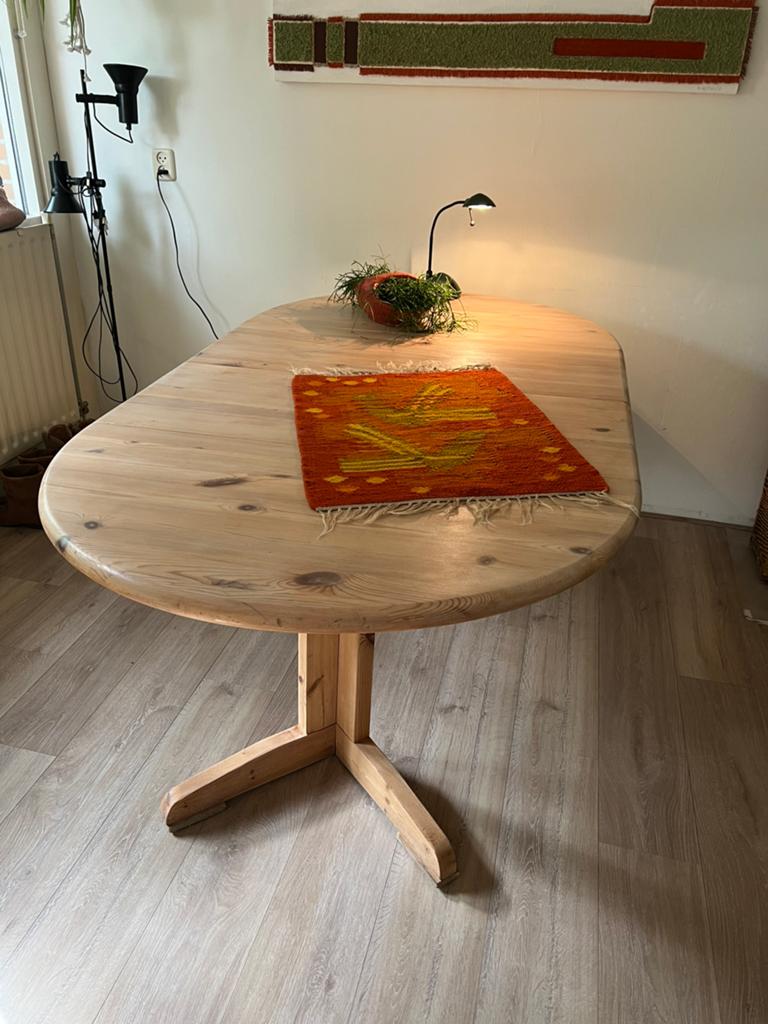Tafel.Dyrlund, Huis en Inrichting, Tafels | Eettafels, Zo goed als nieuw, 150 tot 200 cm, Rechthoekig, 50 tot 100 cm