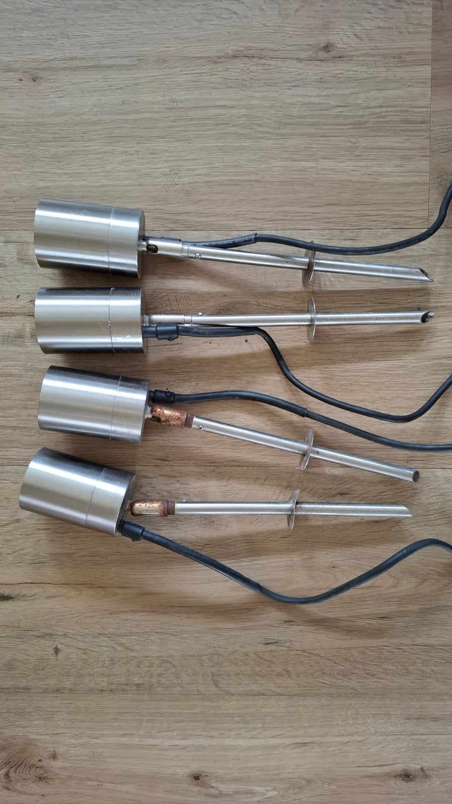 Grondspots 4 stuks rvs, Tuin en Terras, Ophalen of Verzenden, Rvs, Netvoeding, Minder dan 50 watt