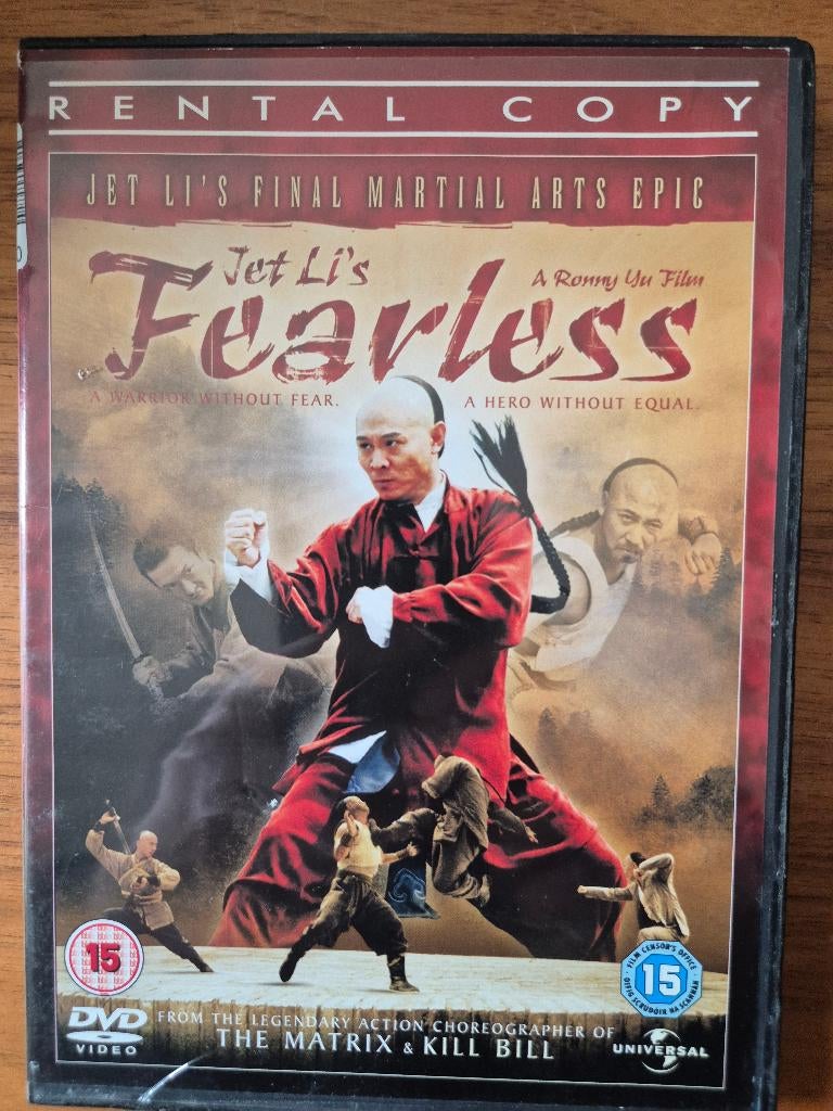 Fearless Jet Li IMPORT, Vanaf 16 jaar, Ophalen of Verzenden, Zo goed als nieuw