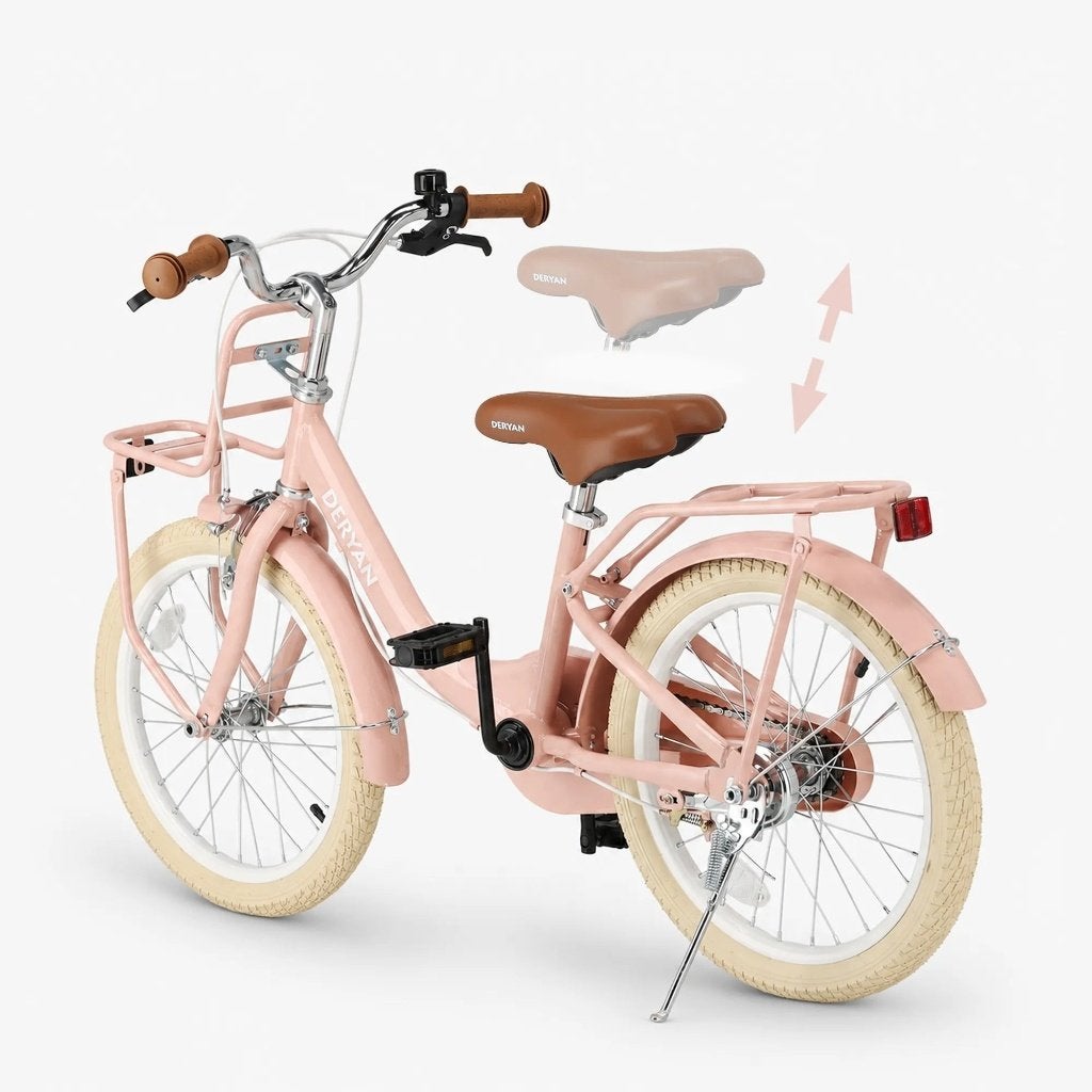 DERYAN Liv meisjesfiets 18 inch roze | Verstelbaar, Ophalen, Deryan, Zo goed als nieuw, DERYAN