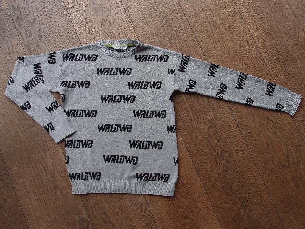 Stoere H&M fijn gebreide jongens trui longsleeve 158 164, Kinderen en Baby's, Kinderkleding | Maat 164, Ophalen of Verzenden, Zo goed als nieuw
