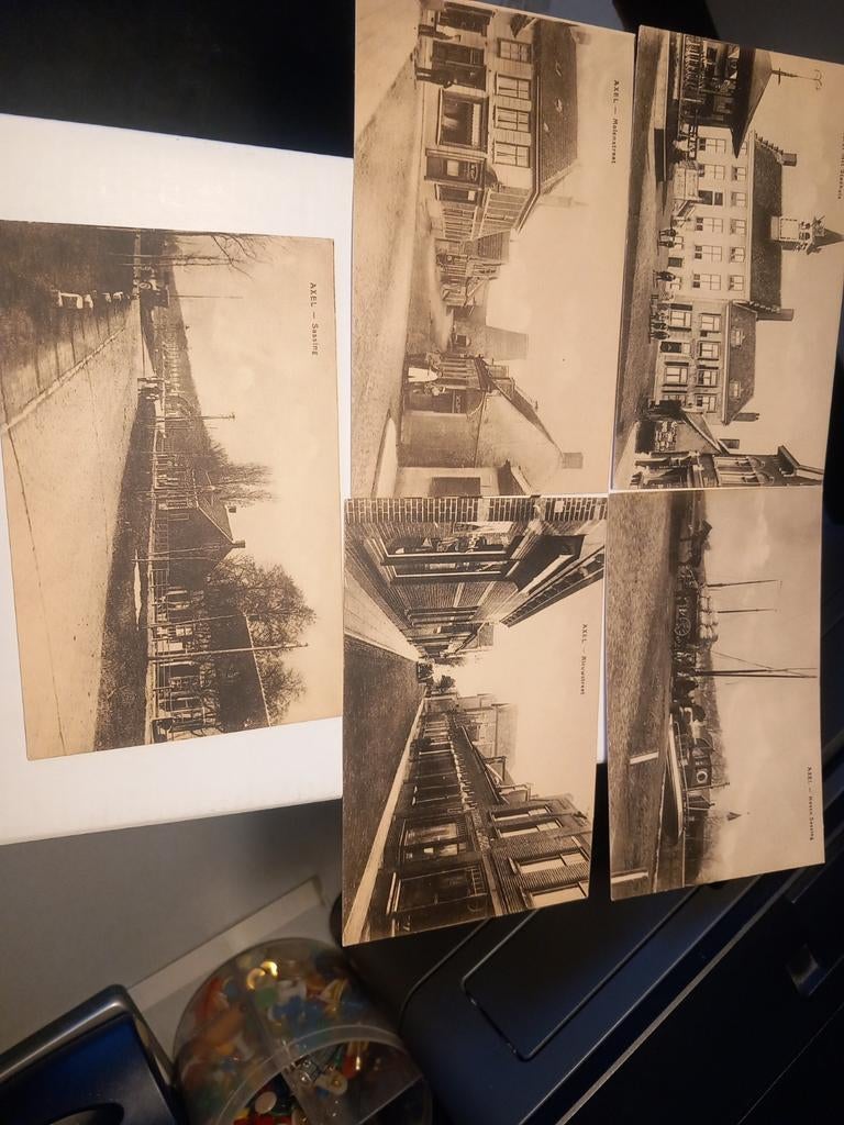 Oude ansichtkaarten van Axel, Zeeland, Verzamelen, Ansichtkaarten | Nederland, Ophalen of Verzenden, Voor 1920, Ongelopen, Zeeland