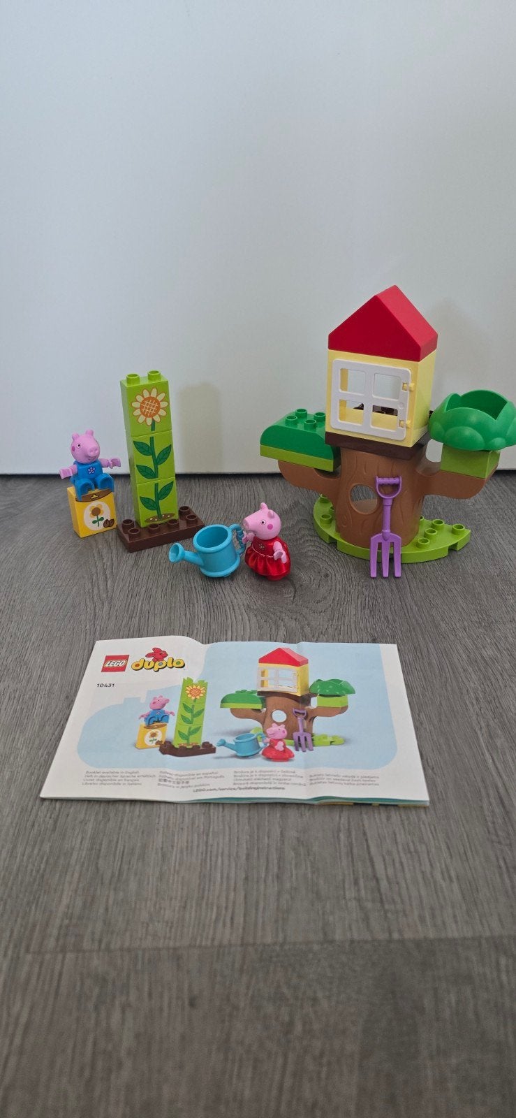 Duplo 10431 Peppa Big tuin en boomhut
Peppa Big tuin en Boom, Ophalen of Verzenden, Zo goed als nieuw