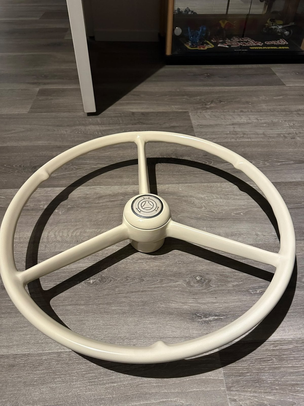 Originele Scania 3 spaak stuurwiel 53 cm (wit), Ophalen, Gebruikt, Scania, Interieur en Bekleding