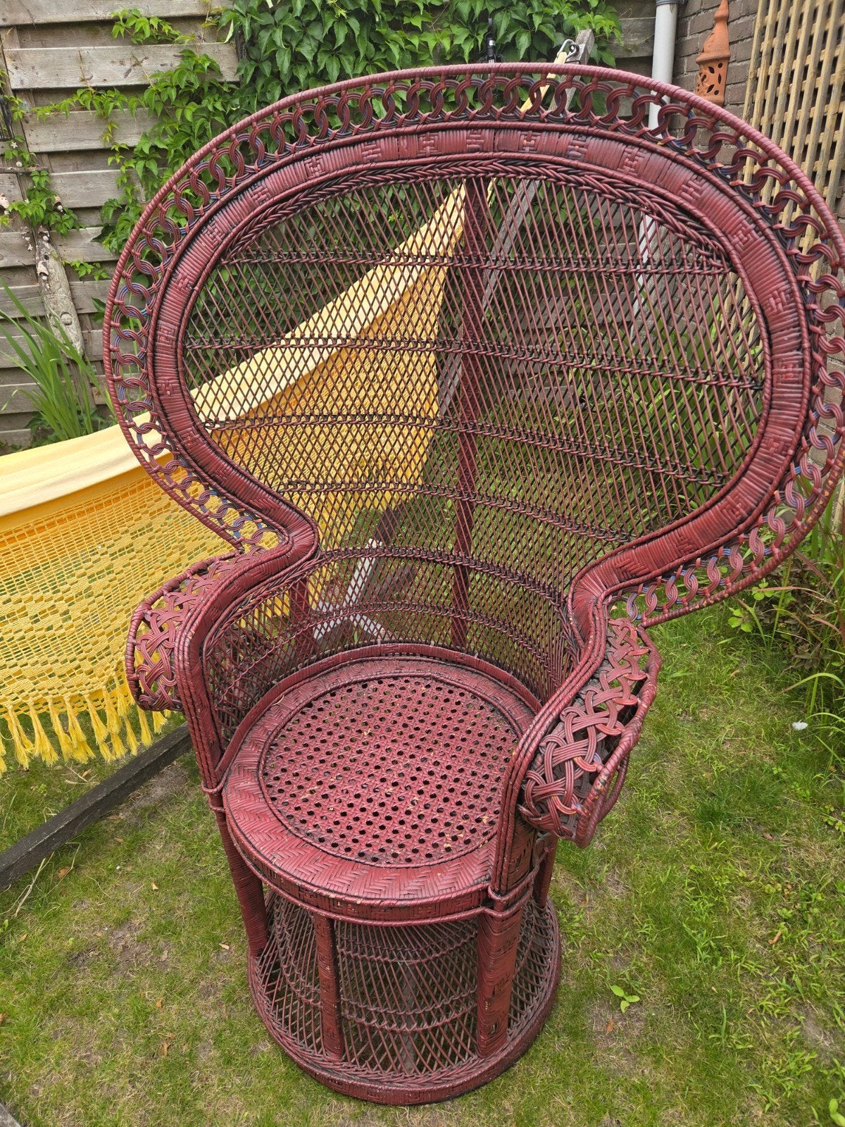 Vintage pauwenstoel, Ophalen