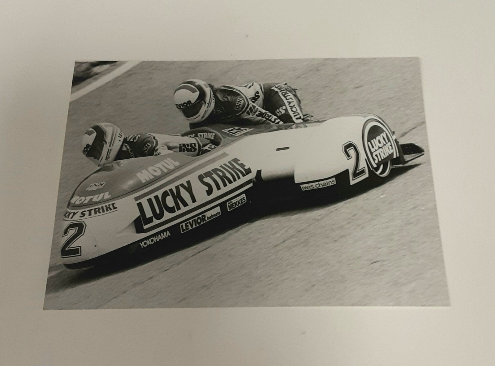 Egbert Streuer Suzuki Team Lucky Strike promofoto 1991, Ophalen of Verzenden, Nieuw, Motoren