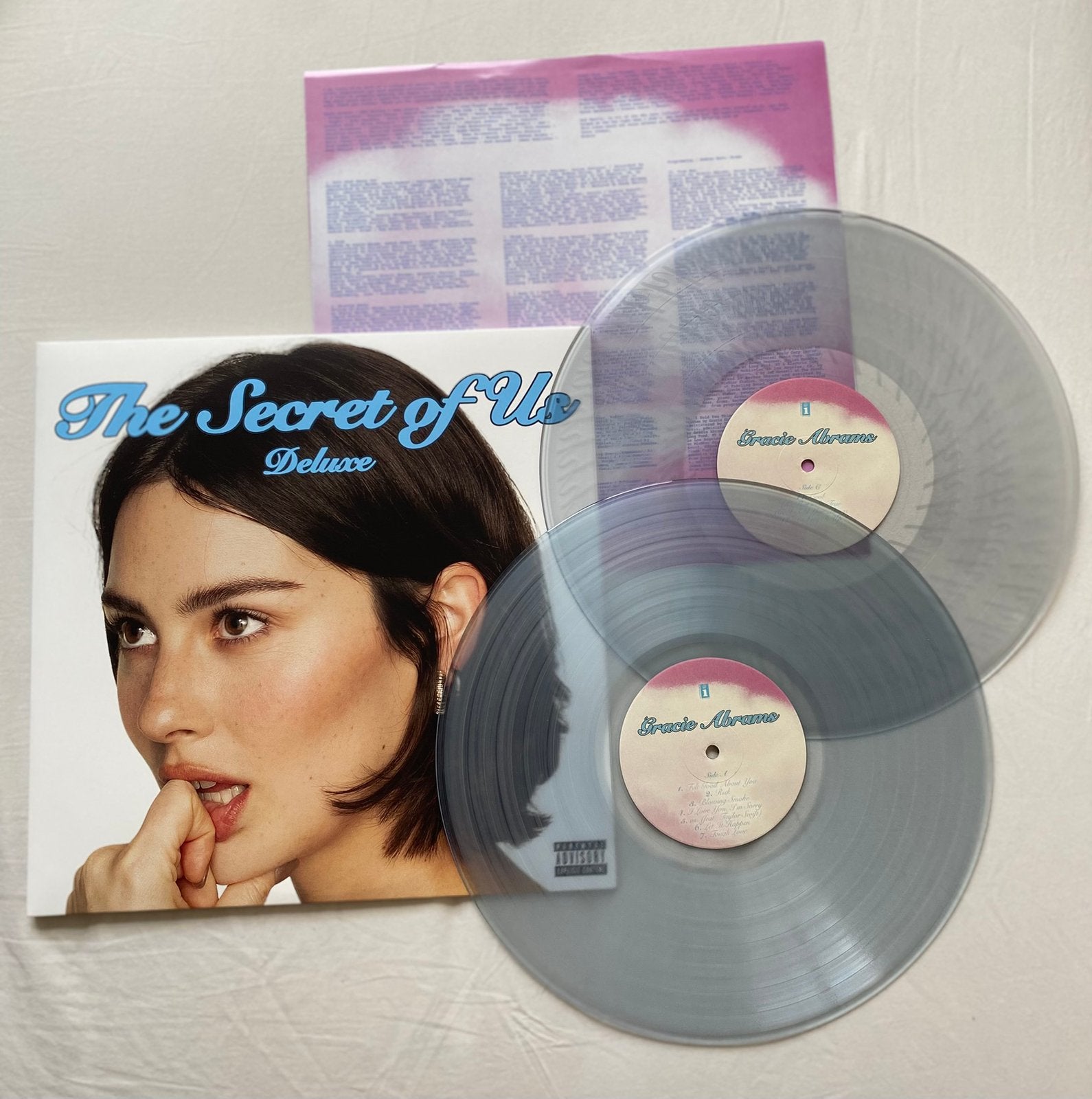 Gracie Abrams – The Secret of Us (Deluxe)2LP Moonlight Clear, Pop, Colored vinyl, Ophalen of Verzenden, Zo goed als nieuw