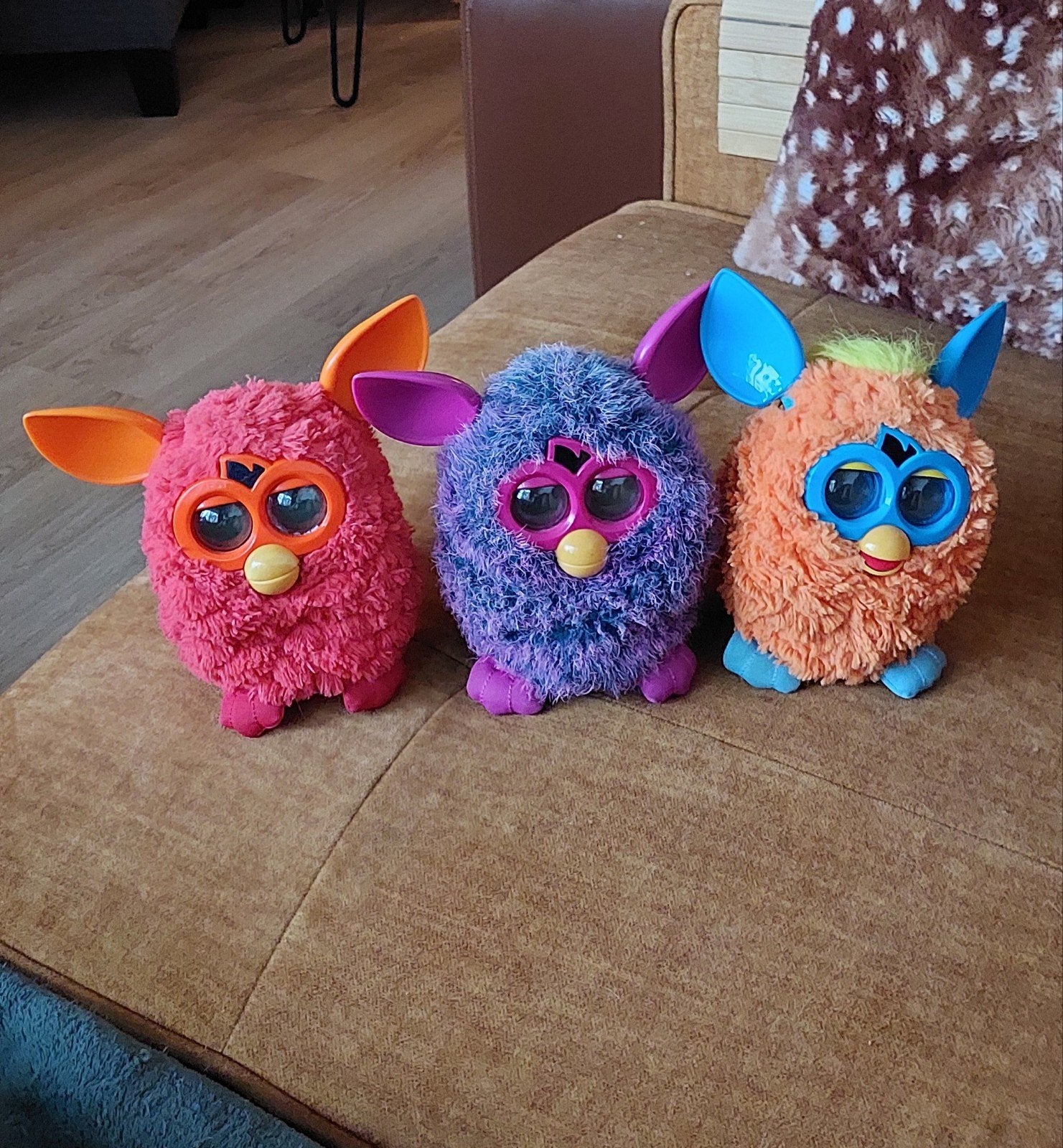 Set van 3 werkende Furby's uit 2012 - Voodo, Phoenix en Oran, Ophalen of Verzenden, Gebruikt, Jongen of Meisje