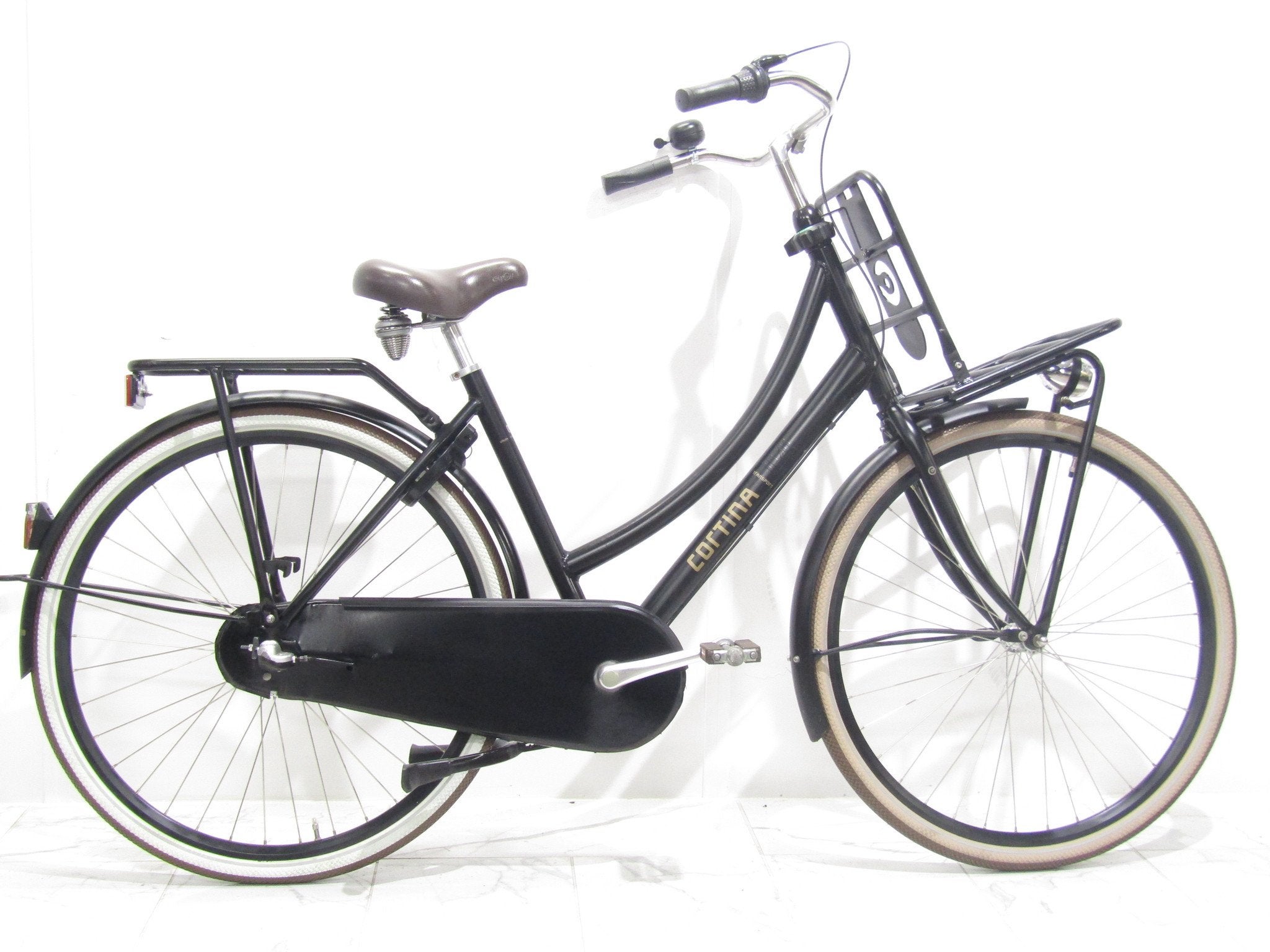 Cortina U4 zwart dames 50cm 28inch, 50 tot 53 cm, Gebruikt, Overige merken, Versnellingen