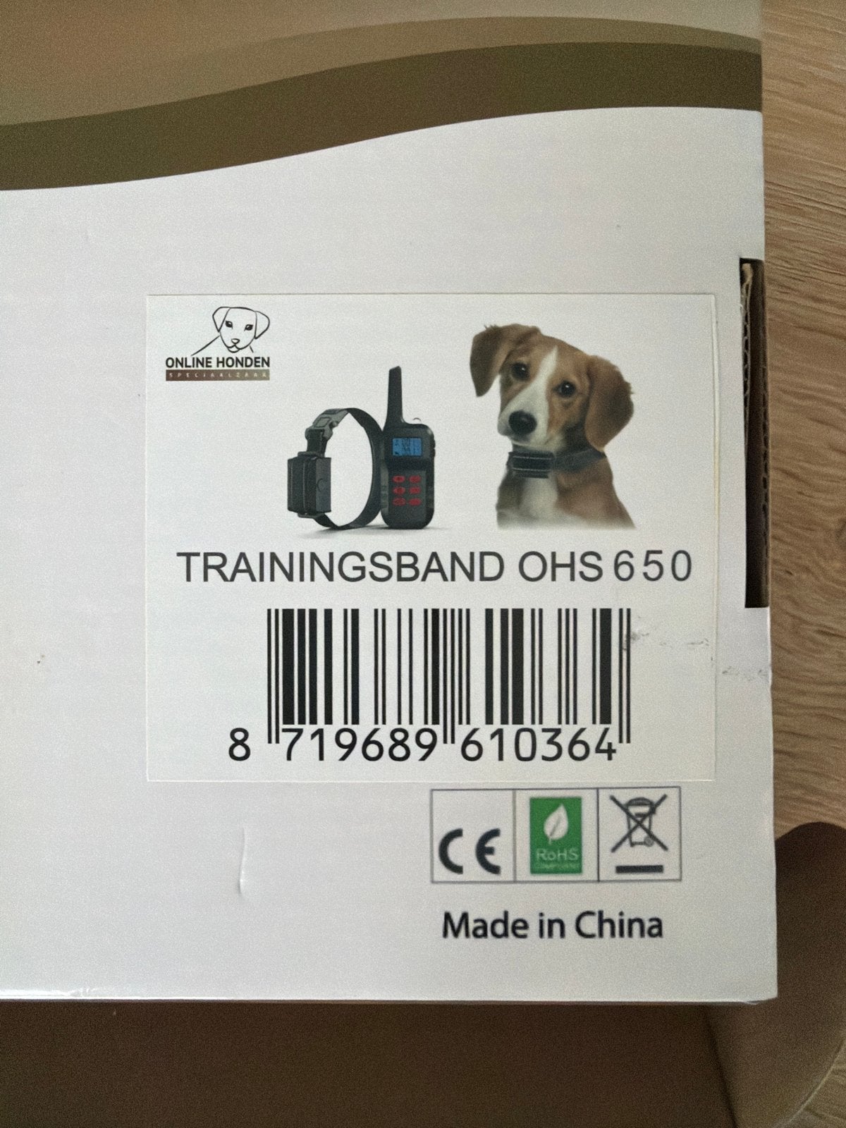 Honden trainingsband, Overige merken, Ophalen of Verzenden, Zo goed als nieuw, Halsband