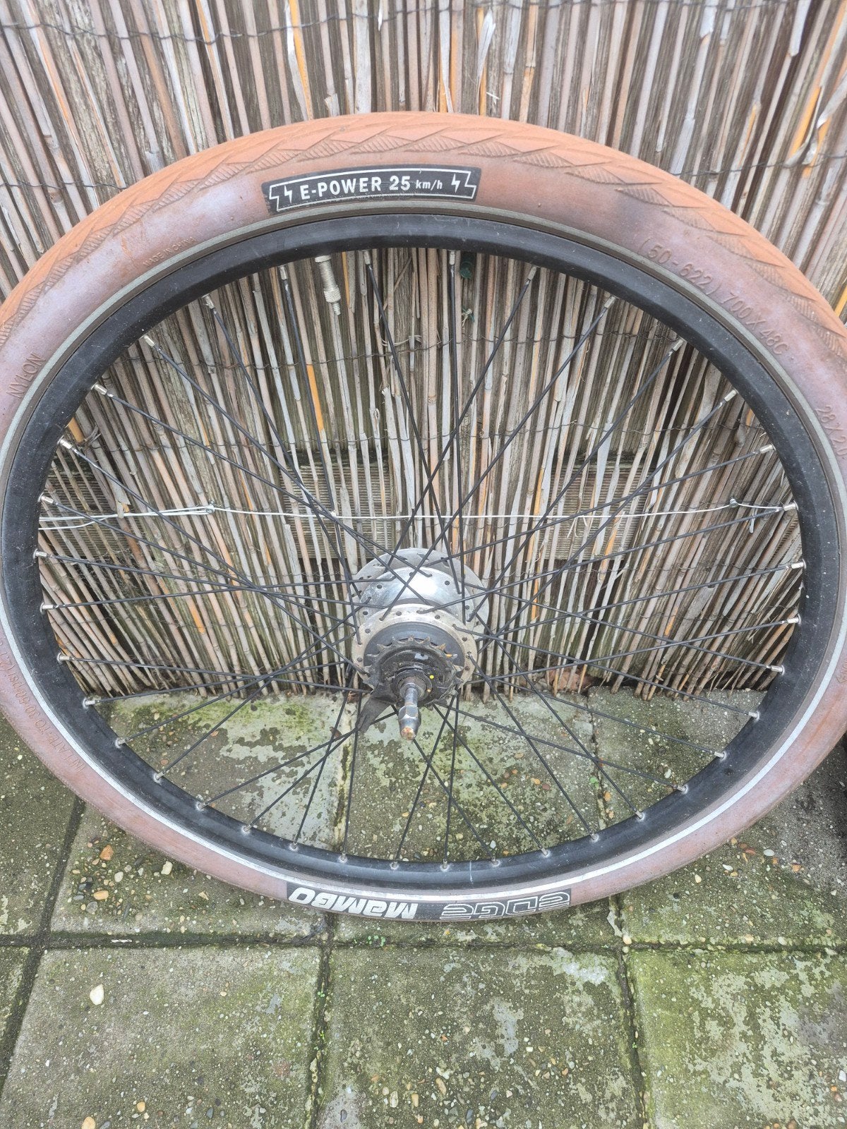 Giant triple x achterwiel compleet, Ophalen of Verzenden, Zo goed als nieuw