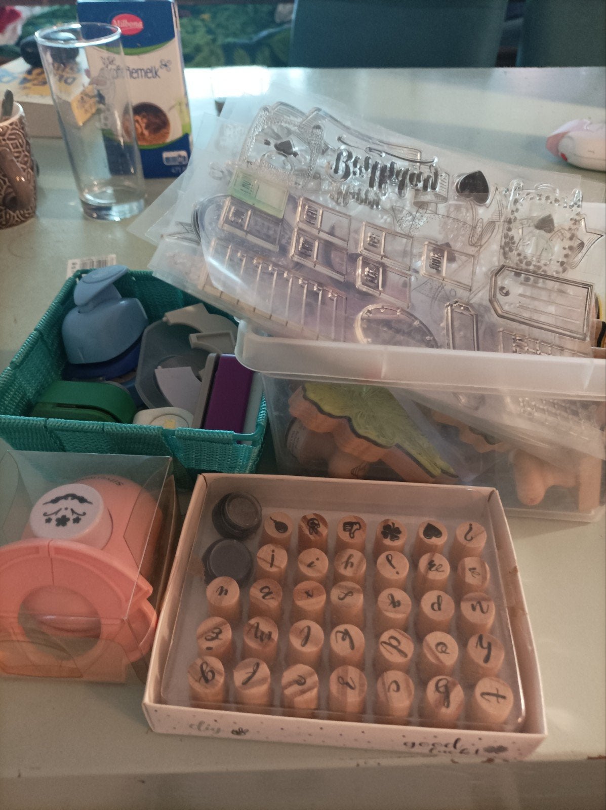 Stempels, ponsen en stempelkussentjes - Gratis af te halen, Ophalen, Gebruikt, Clearstamp