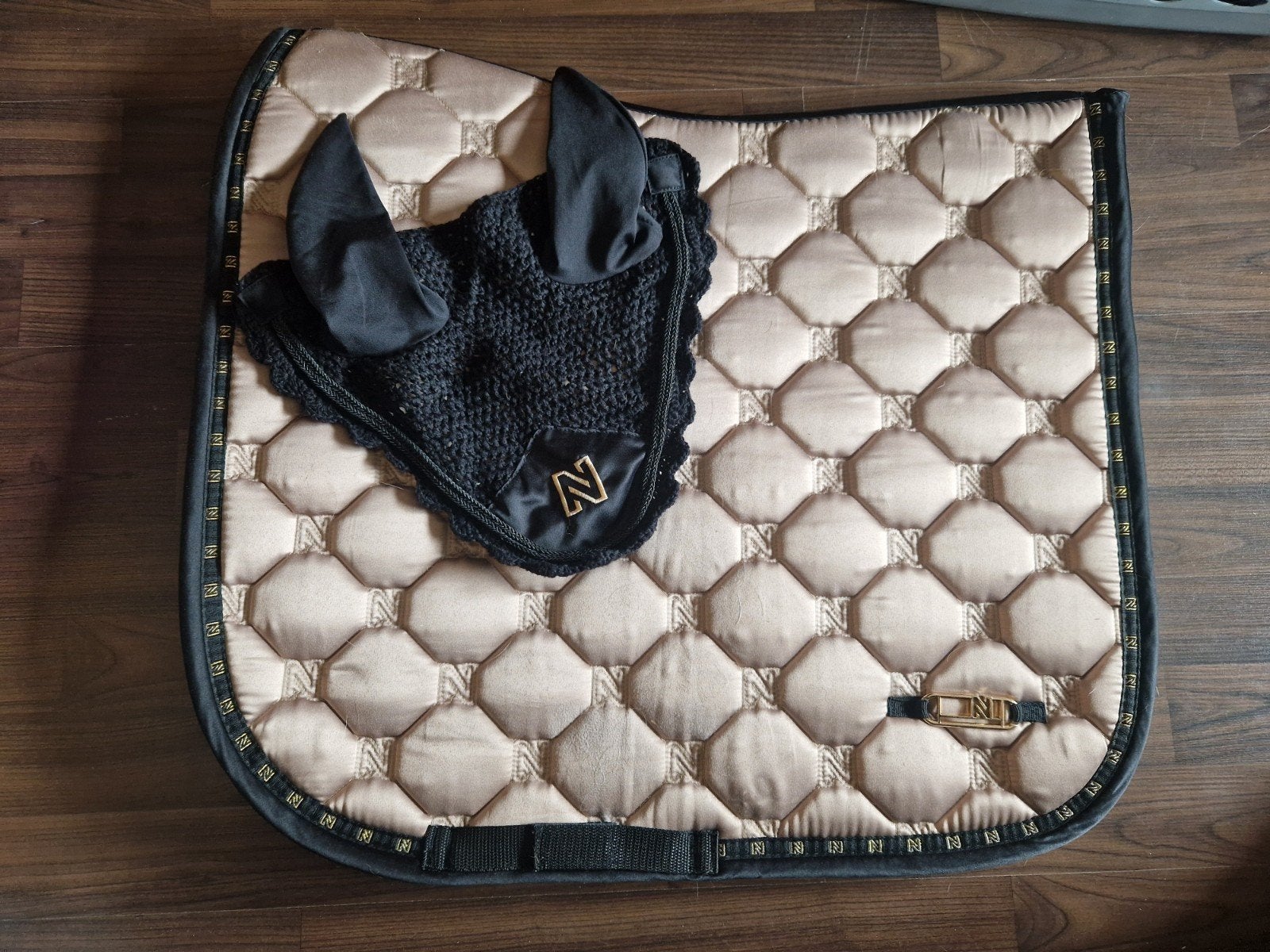 Nikkie dekje met oornetje, Dieren en Toebehoren, Paarden en Pony's | Dekens en Dekjes, Zo goed als nieuw, Blauw, Full (L), Ophalen