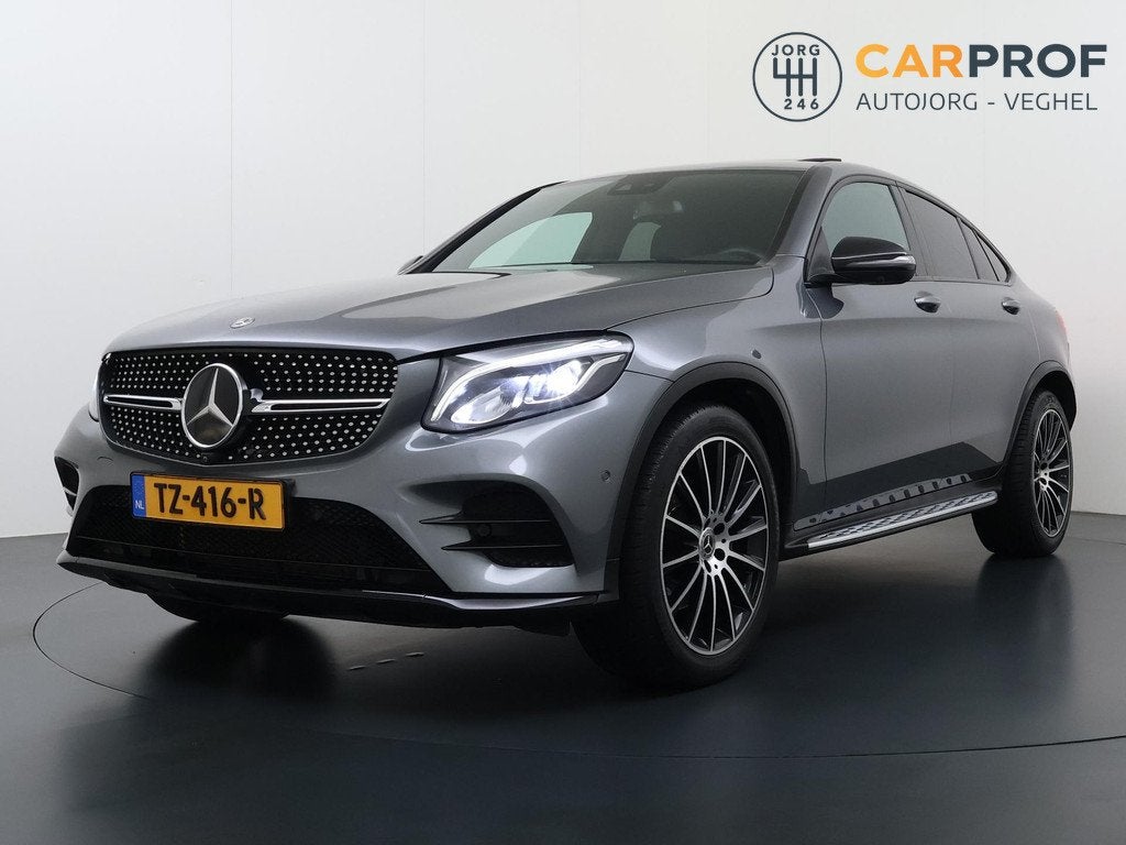 Mercedes-Benz GLC-klasse Coupé 250 4MATIC Premium Plus AMG, Auto's, Automaat, Gebruikt, 4 cilinders, Leder en Stof