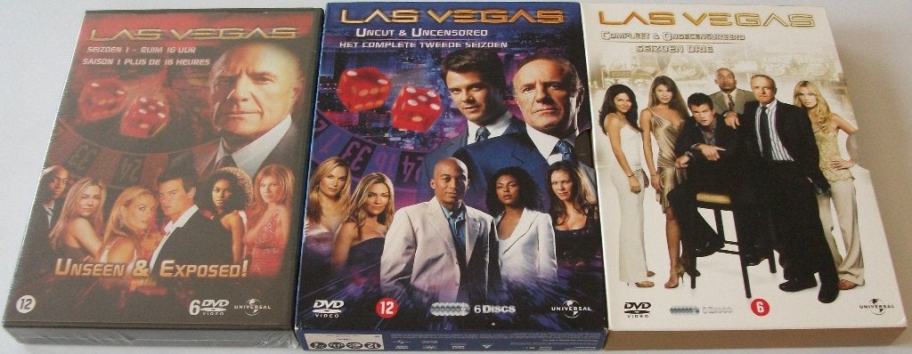 TV-Serie *** LAS VEGAS *** Seizoen 1 + 2 + 3, Engels, Nederlands, Ophalen of Verzenden, Zo goed als nieuw