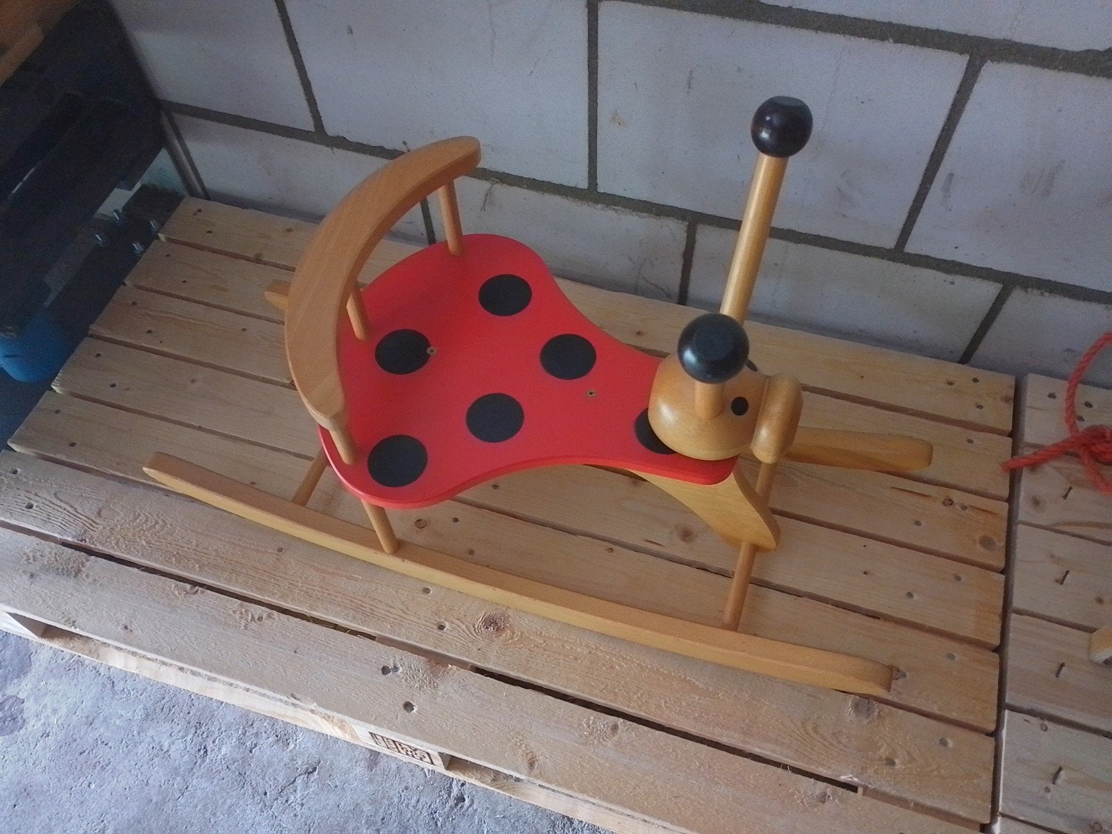 wip lieveheersbeestje, Ophalen, Zo goed als nieuw, Rij- of Hobbelspeelgoed